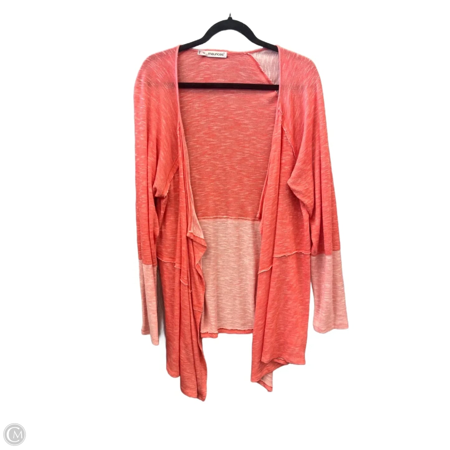 Cardigan By Maurices In Orange, Size: 2x