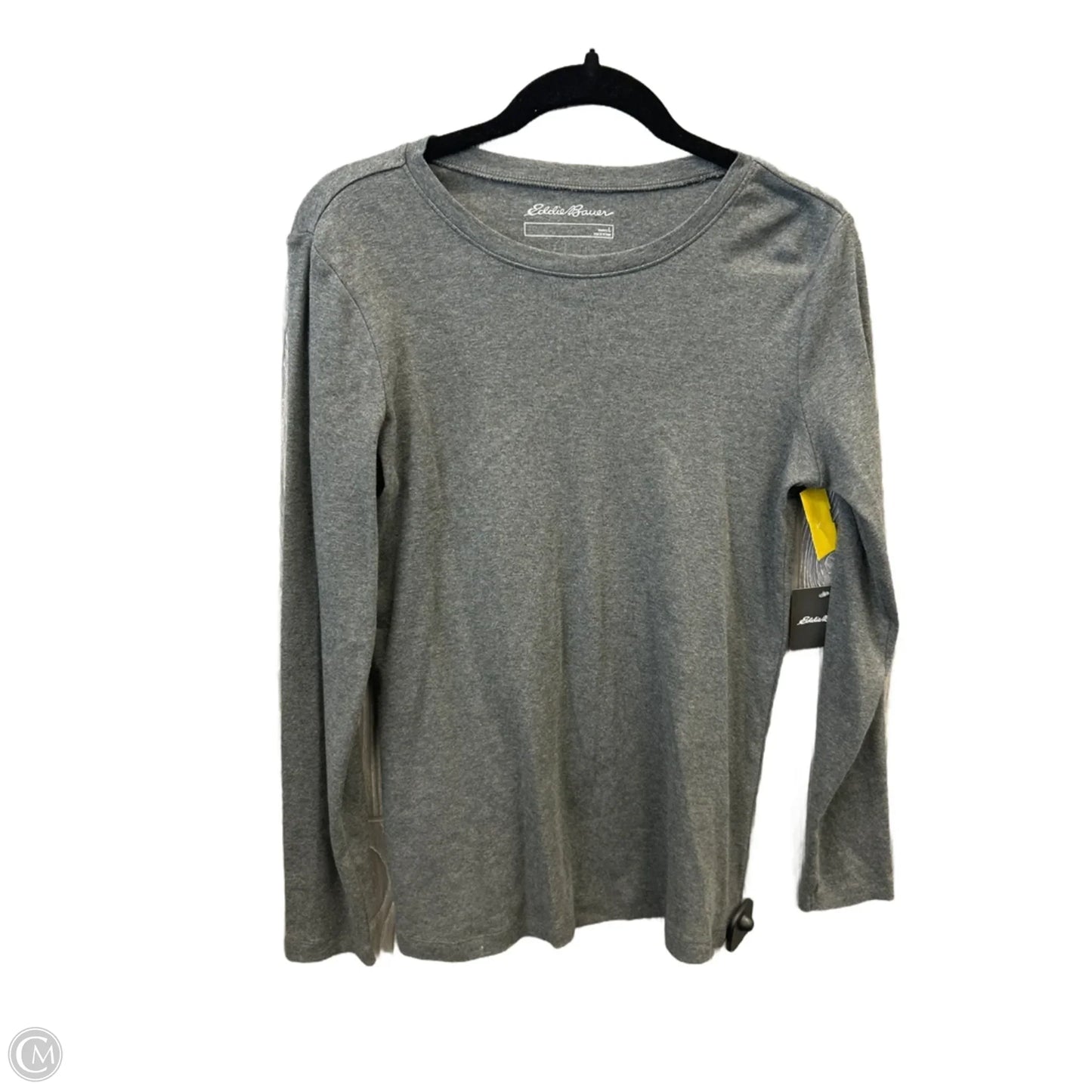 Top Long Sleeve Basic By Eddie Bauer In Grey, Size: L