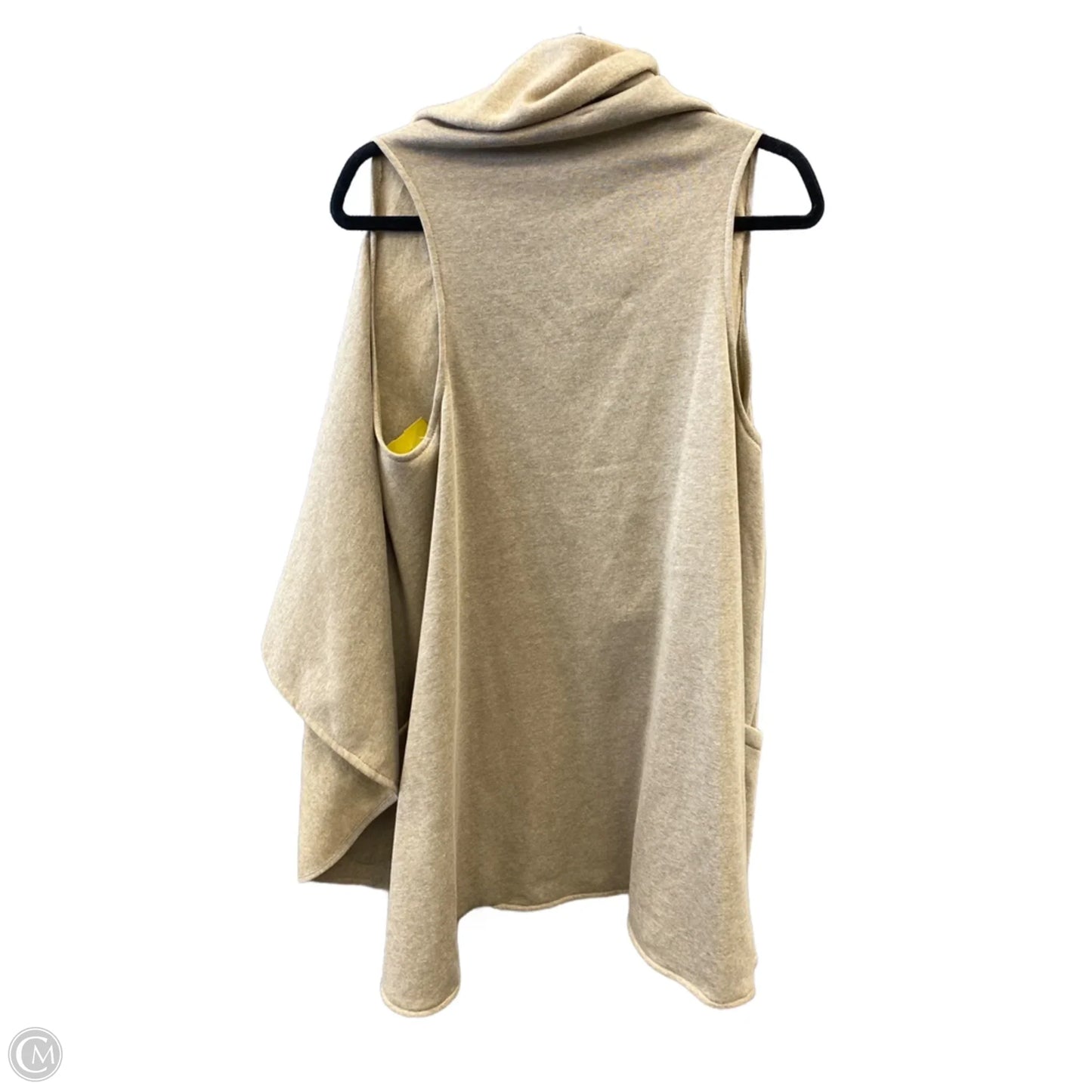 Vest Other By Clothes Mentor In Tan, Size: L