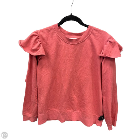 Top Long Sleeve By Time And Tru In Coral, Size: Xl