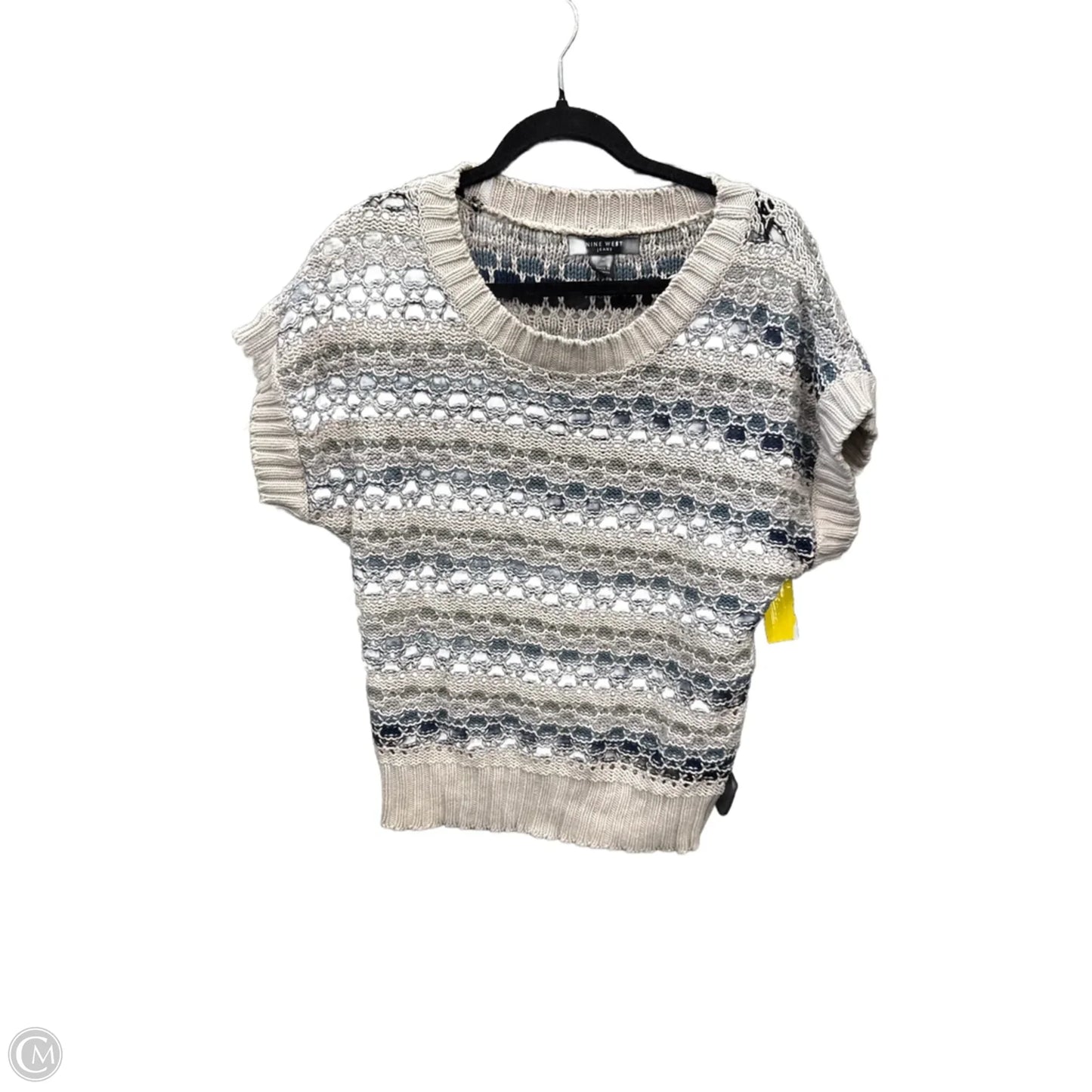 Sweater Short Sleeve By Nine West Apparel In Multi-colored, Size: M