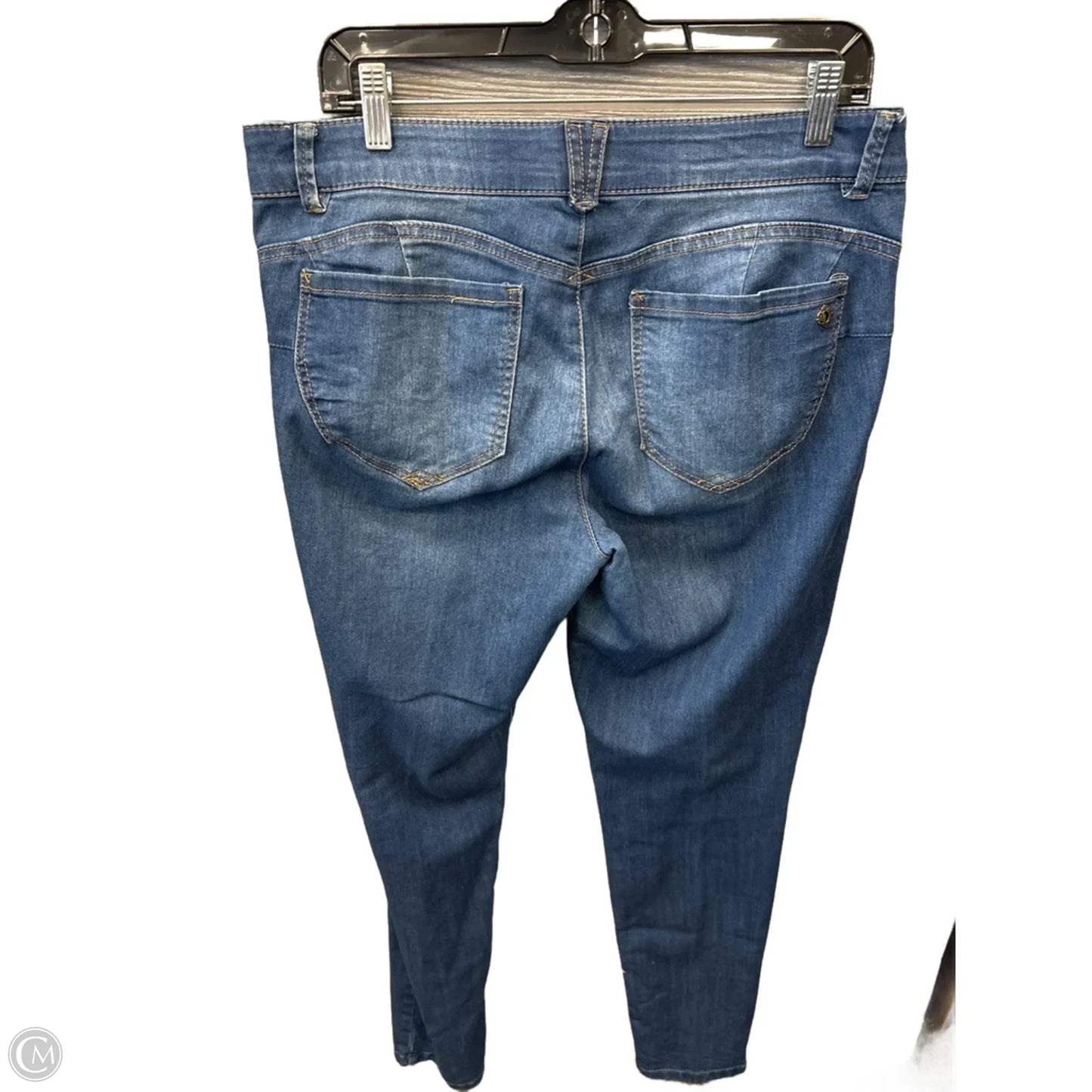 Jeans Skinny By Democracy In Blue Denim, Size: 12