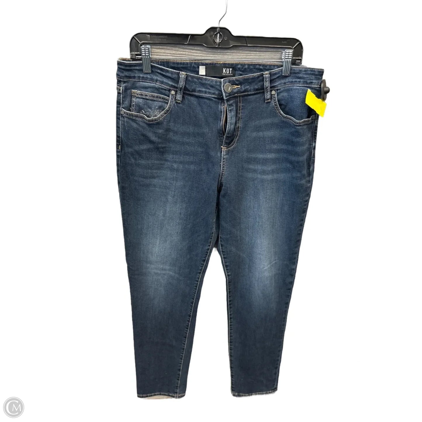 Jeans Skinny By Kut In Blue Denim, Size: 14