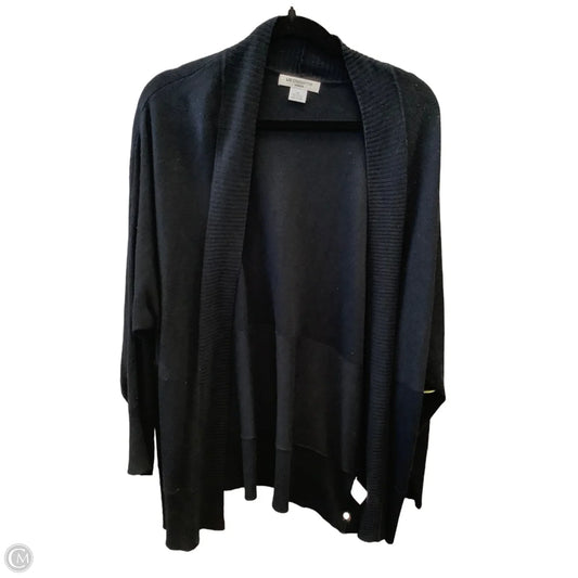 Cardigan By Liz Claiborne In Black, Size: 1x