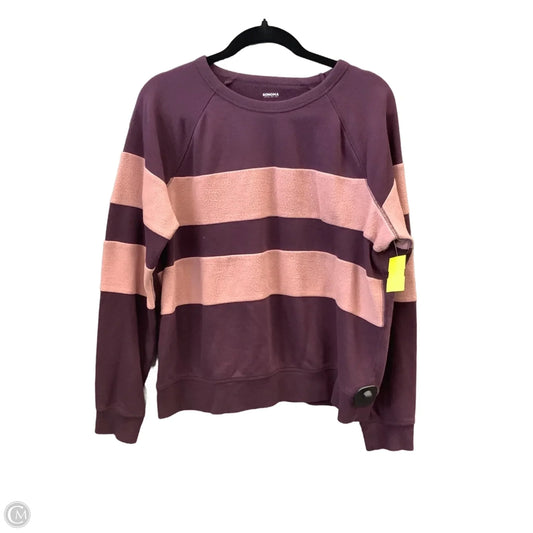 Top Long Sleeve By Sonoma In Purple, Size: L