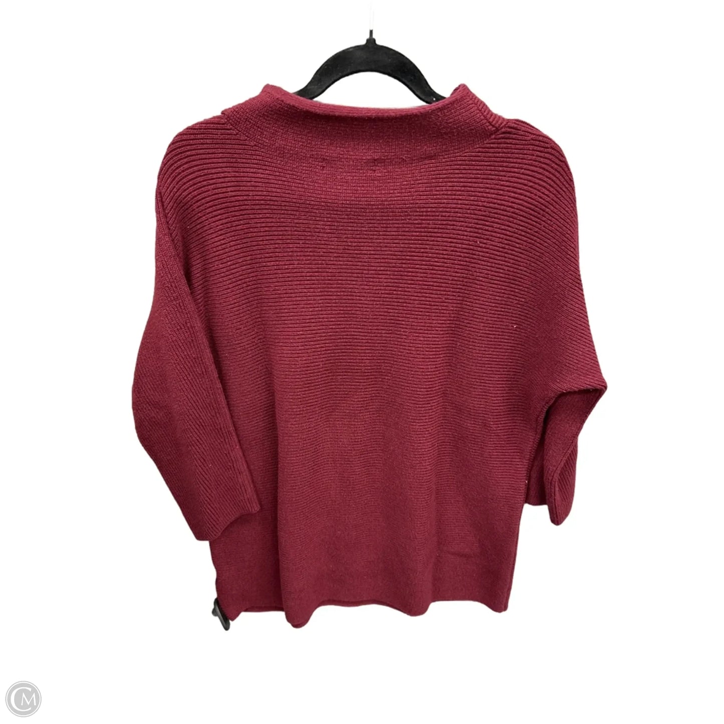 Sweater By Lands End In Maroon, Size: Lp