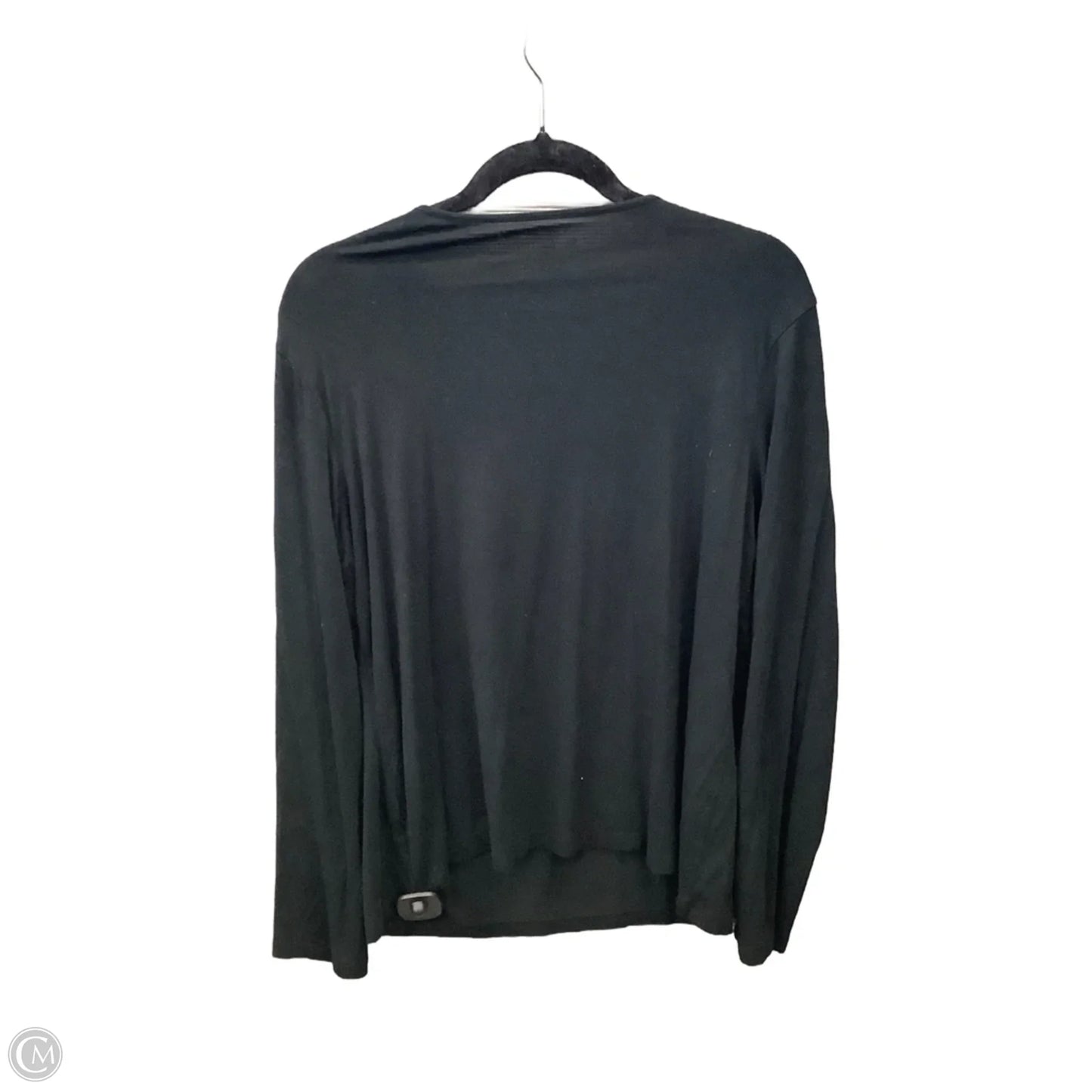 Top Long Sleeve Basic By Chicos In Black, Size: L