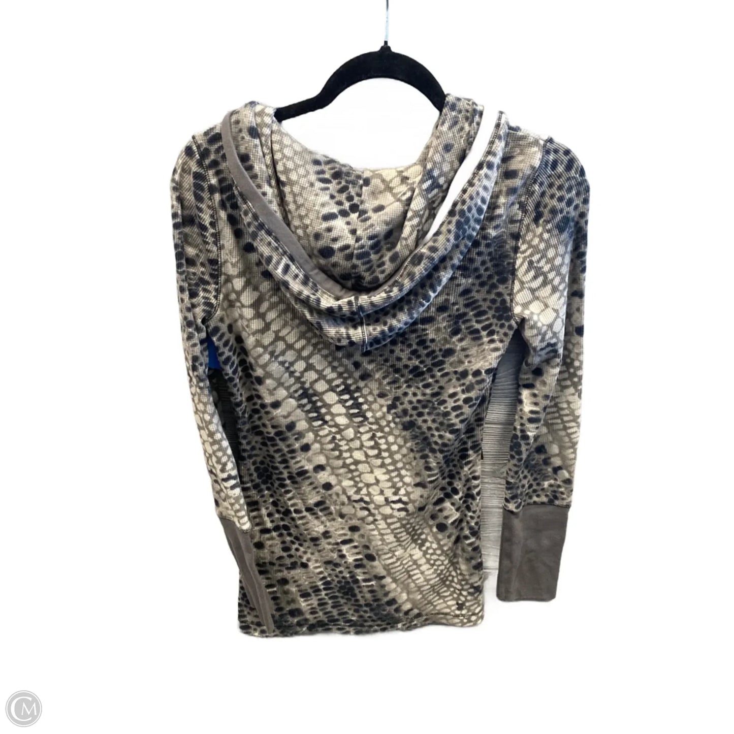 Top Long Sleeve By Calvin Klein Performance In Grey, Size: M