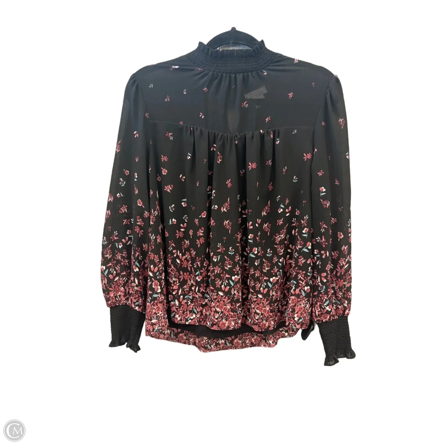 Blouse Long Sleeve By Ariat In Black, Size: Xs