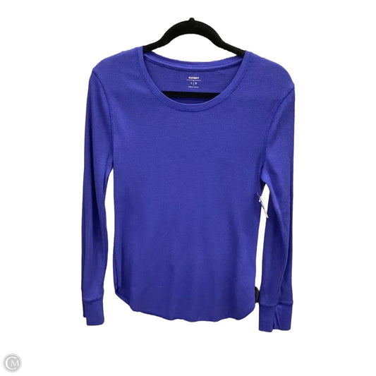 Top Long Sleeve By Old Navy In Purple, Size: L