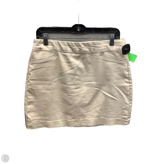 Skirt Mini & Short By Croft And Barrow In Tan, Size: 8