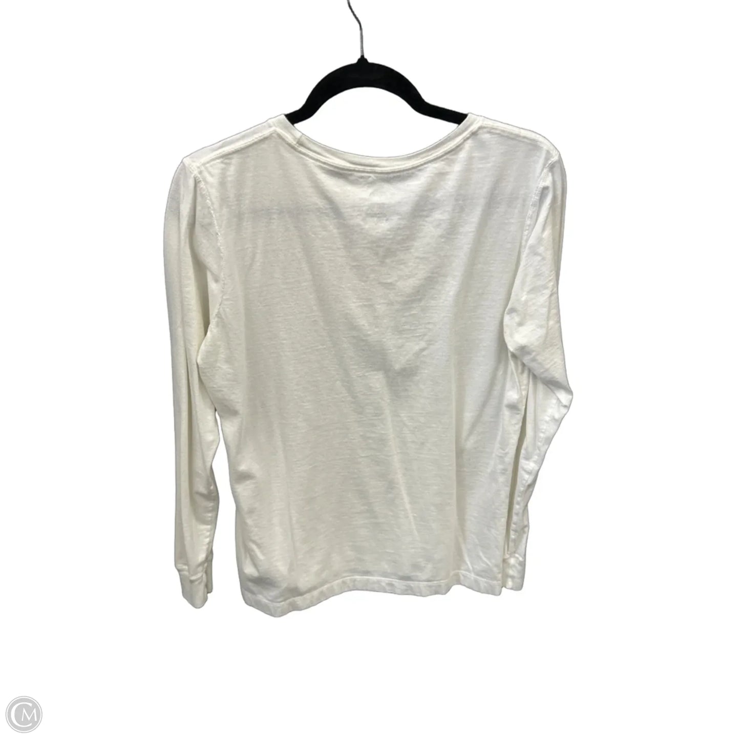 Top Long Sleeve By The North Face In White, Size: L