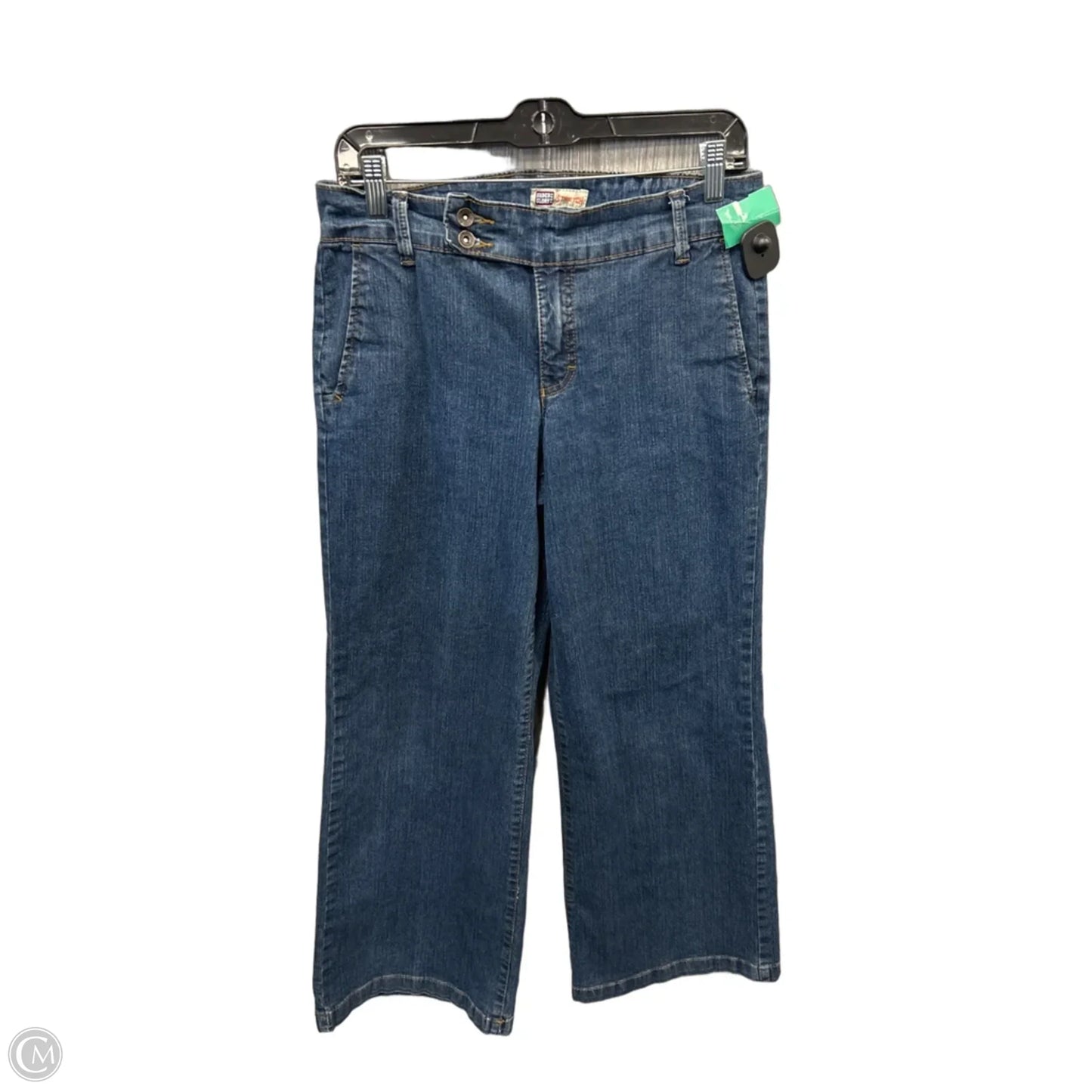 Jeans Wide Leg By Faded Glory In Blue Denim, Size: 8p