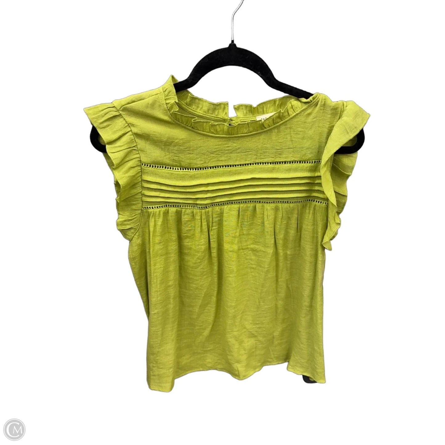 Top Sleeveless By Clothes Mentor In Green, Size: L