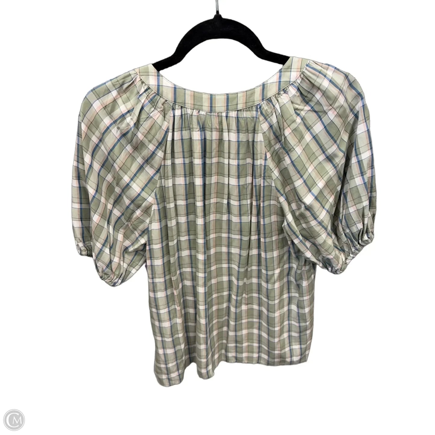Top Short Sleeve By Loft In Green, Size: Medium