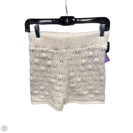 Shorts By Papermoon In Cream, Size: M