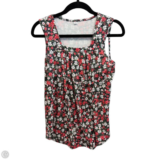 Top Sleeveless By Cmf In Multi-colored, Size: S