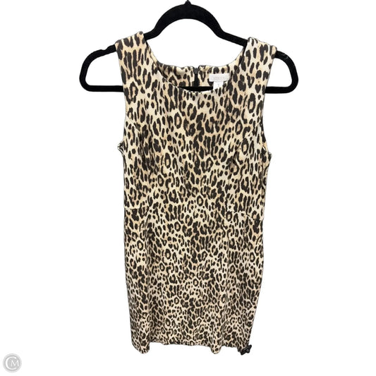 Dress Casual Short By Chicos In Animal Print, Size: M