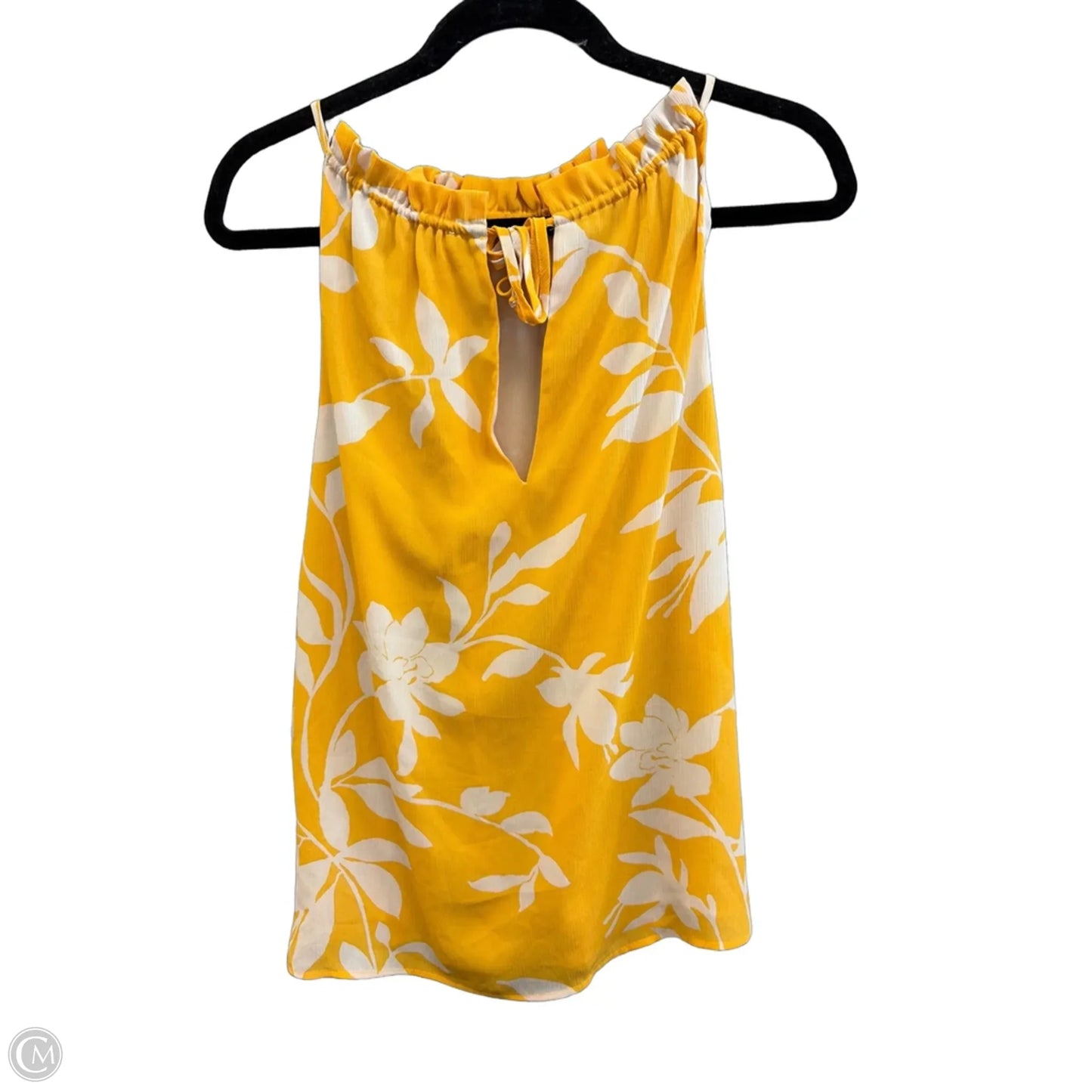 Top Sleeveless By Ophelia Roe In Yellow, Size: S