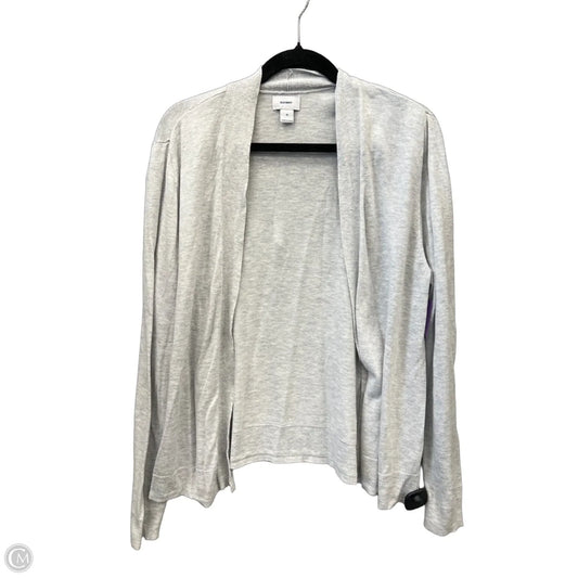 Sweater Cardigan By Old Navy In Grey, Size: Xl