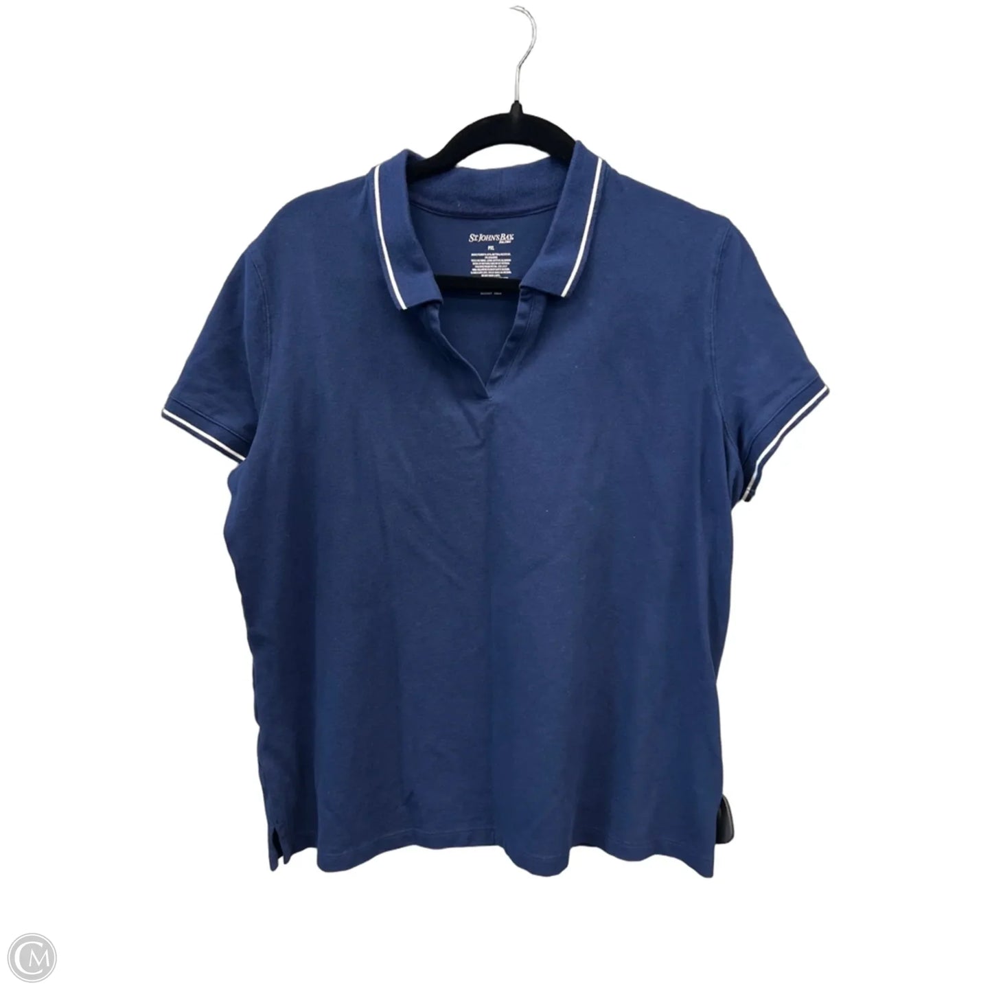Top Short Sleeve By St Johns Bay In Navy, Size: Xl