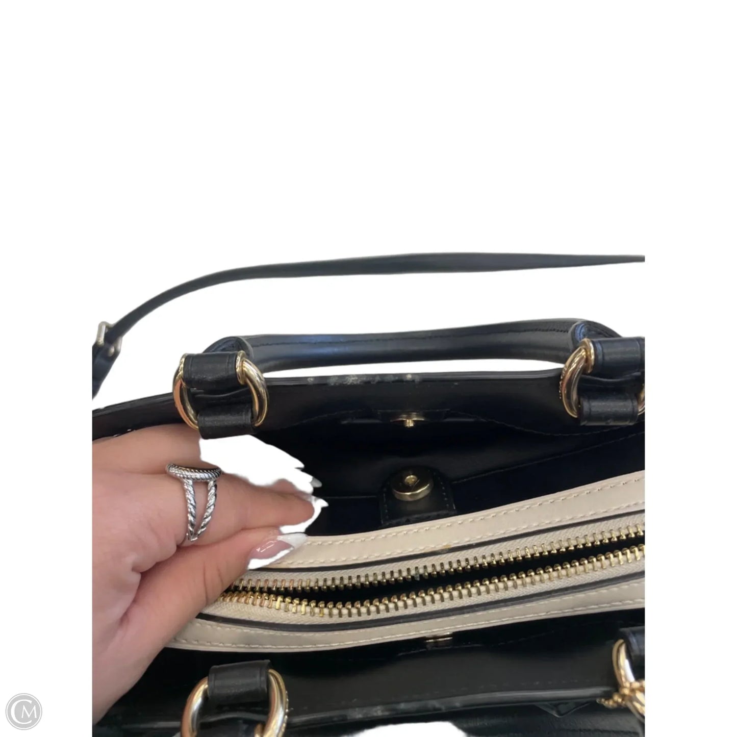 Handbag Designer By Coach, Size: Small