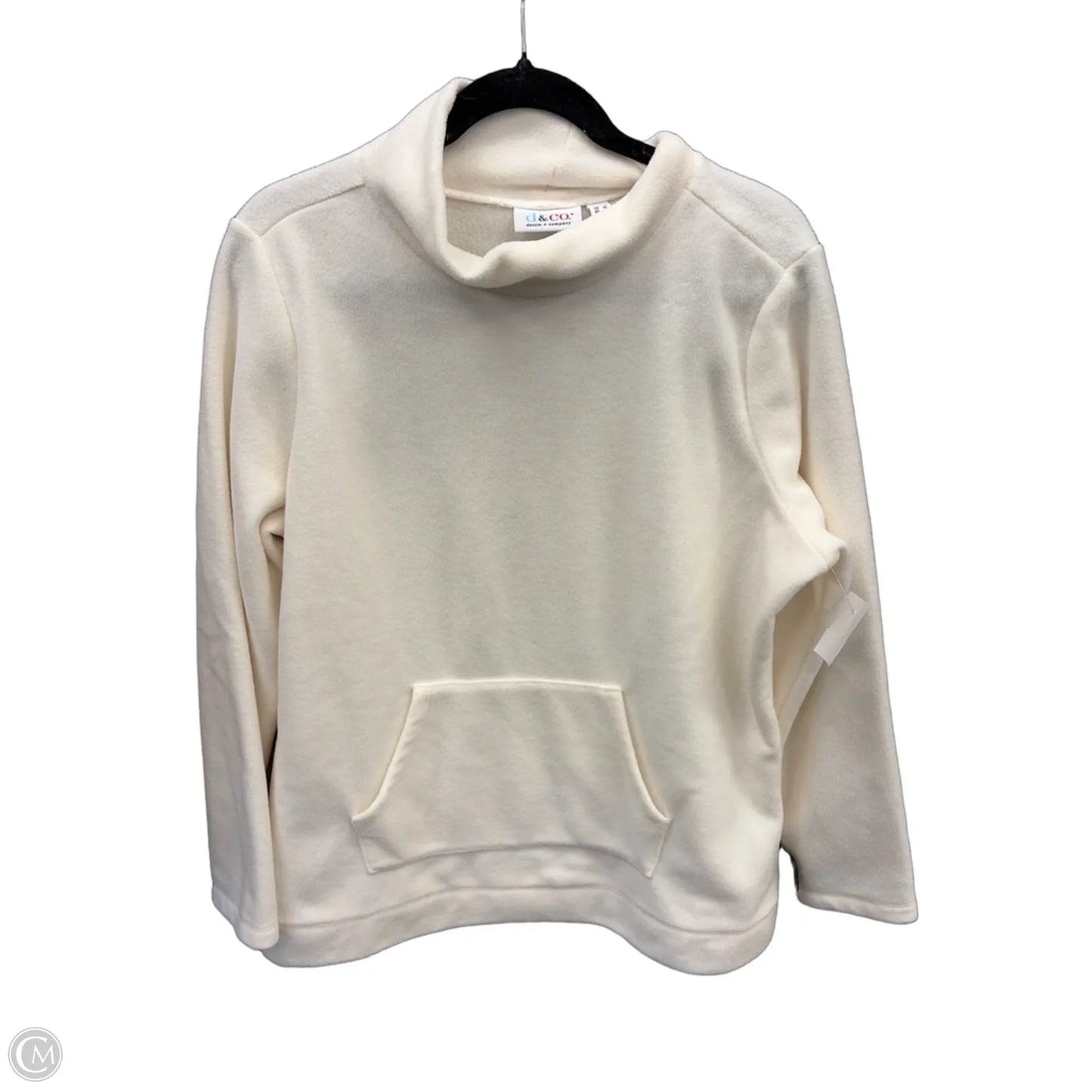Sweatshirt Collar By D&co. In White, Size: L