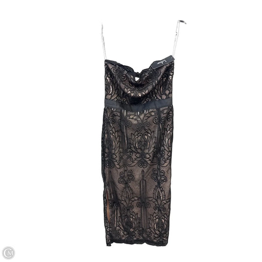 Dress Party Midi By Lulus In Black, Size: S