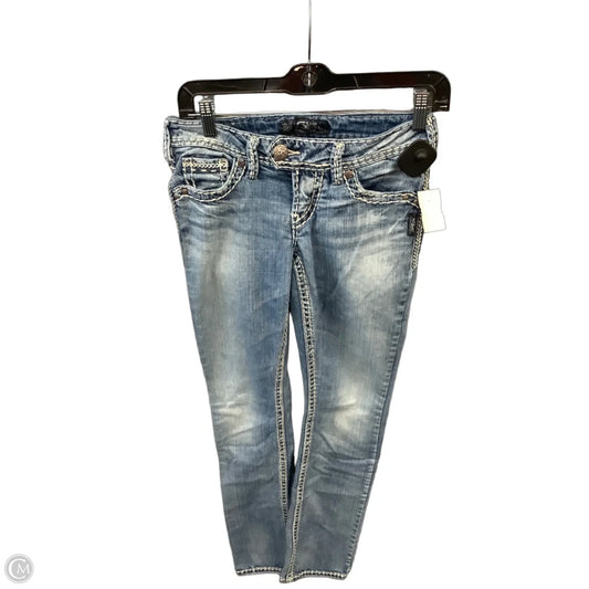 Jeans Straight By Silver In Blue Denim, Size: 2
