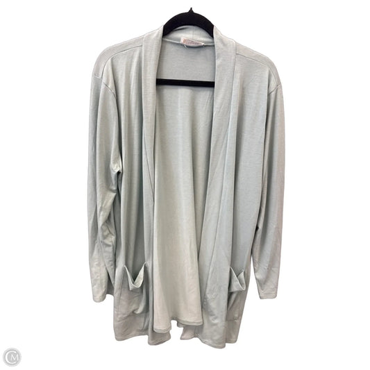 Cardigan By Zenana In Green, Size: 2x