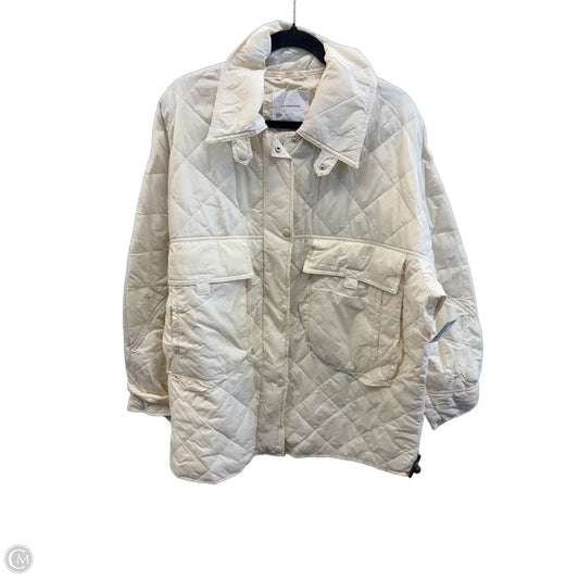 Jacket Puffer & Quilted By Anthropologie In Cream, Size: L