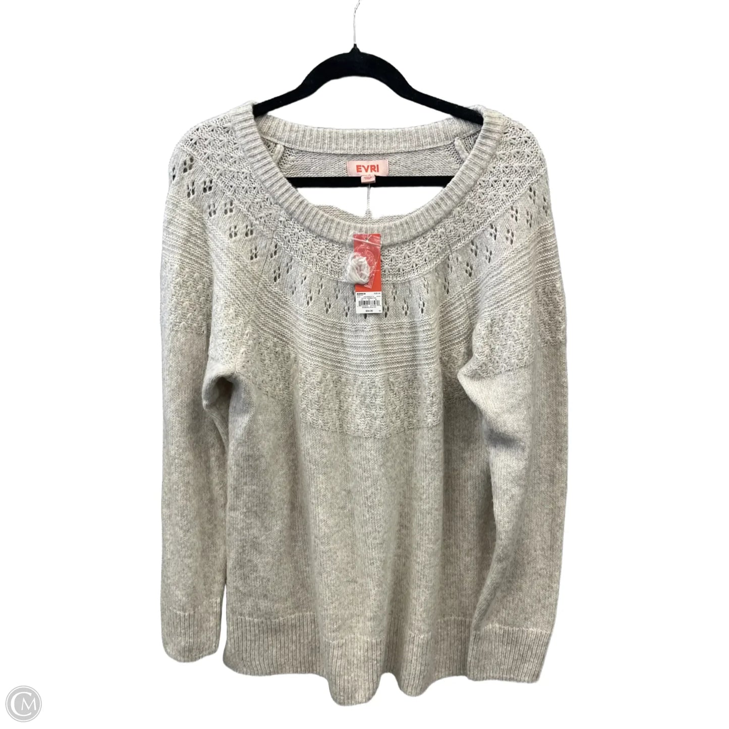 Sweater By Evri In Tan, Size: Xxl