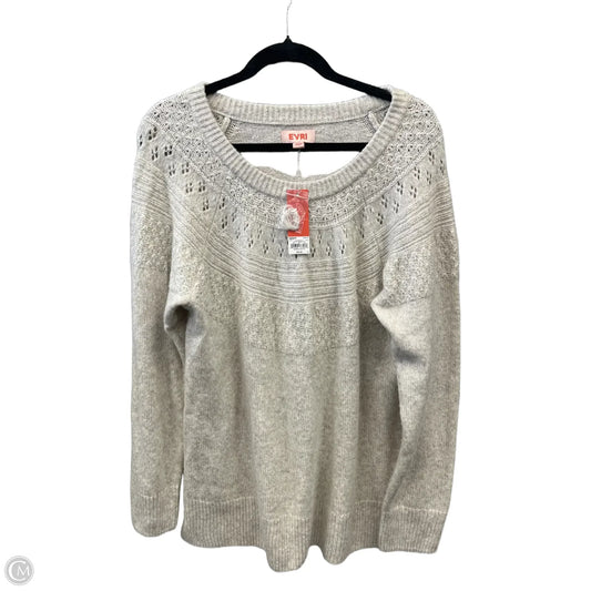 Sweater By Evri In Tan, Size: Xxl