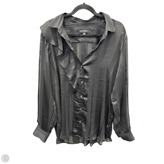 Top Long Sleeve By Banana Republic In Black, Size: Xl