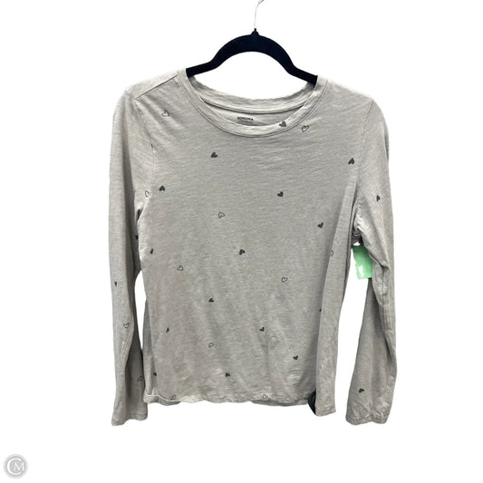 Top Long Sleeve By Sonoma In Grey, Size: S