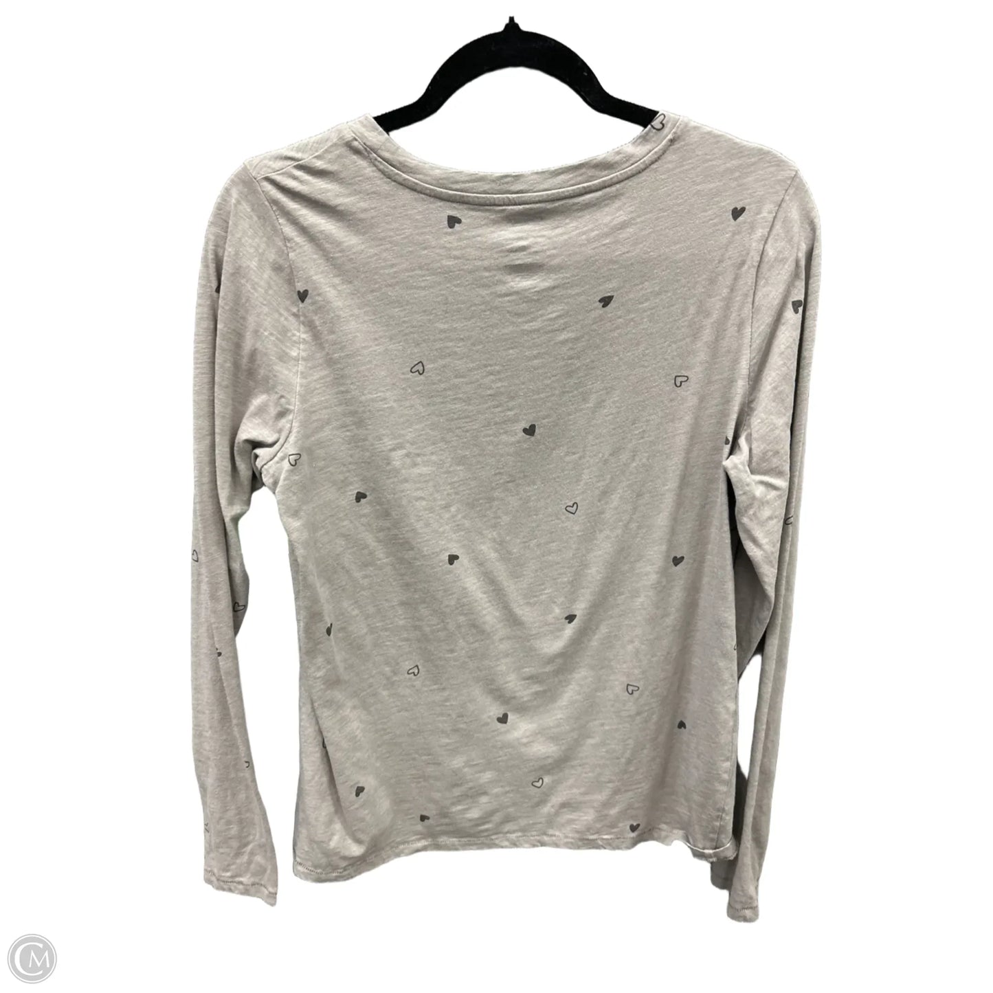 Top Long Sleeve By Sonoma In Grey, Size: S