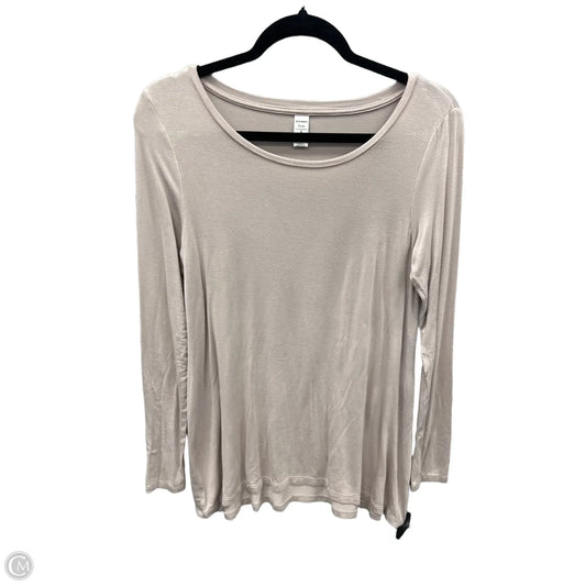 Top Long Sleeve Basic By Old Navy In Beige, Size: Sp