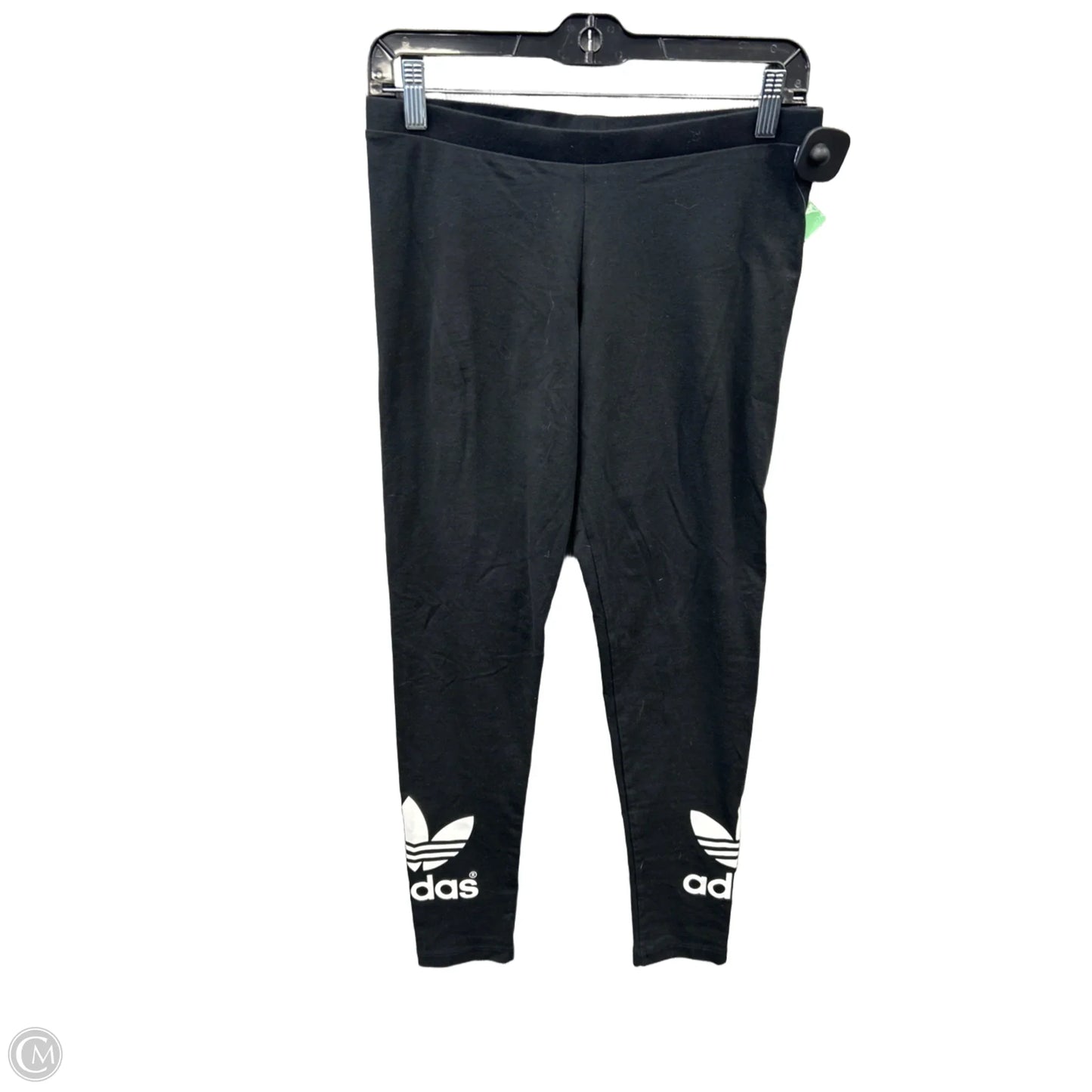 Athletic Leggings By Adidas In Black, Size: M