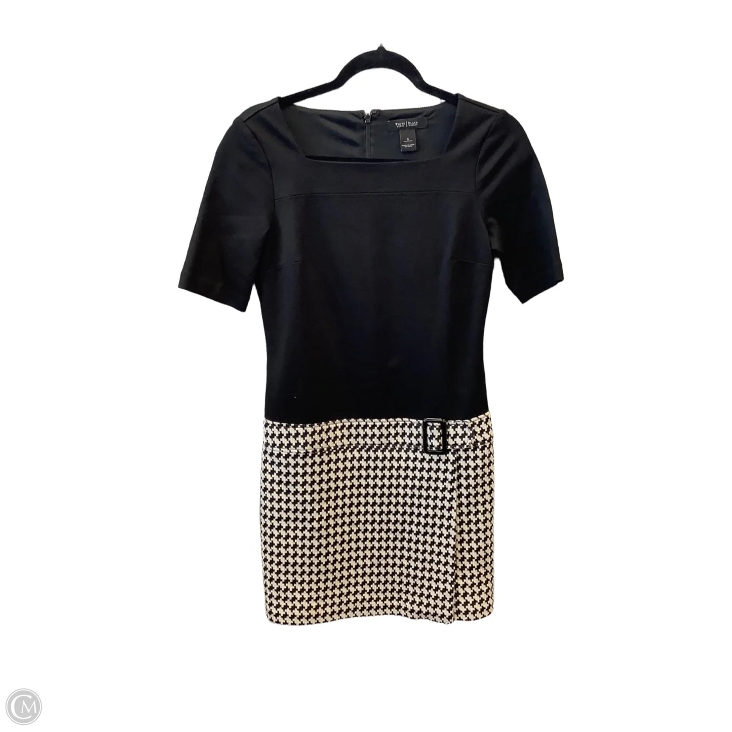 Dress Casual Midi By White House Black Market In Black, Size: 0