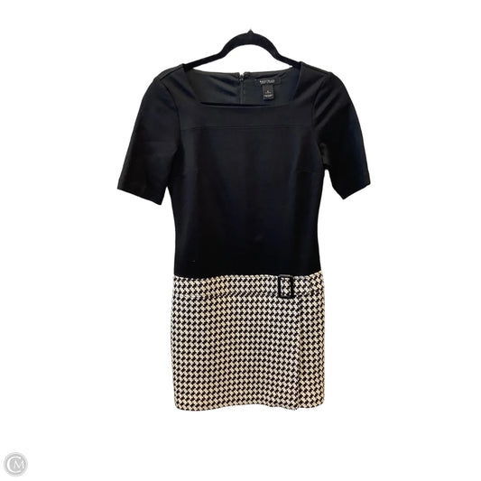 Dress Casual Midi By White House Black Market In Black, Size: 0