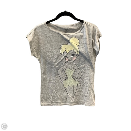 Top Short Sleeve By Disney Store In Grey, Size: M