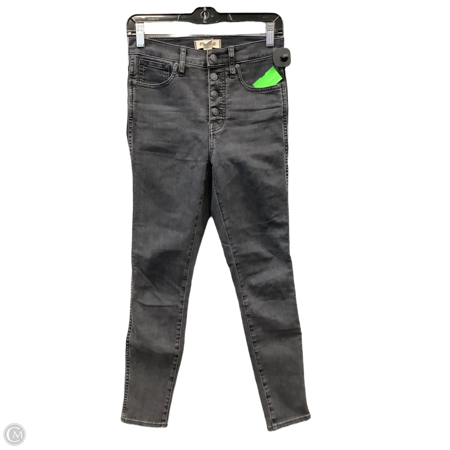 Jeans Skinny By Madewell In Black, Size: 2