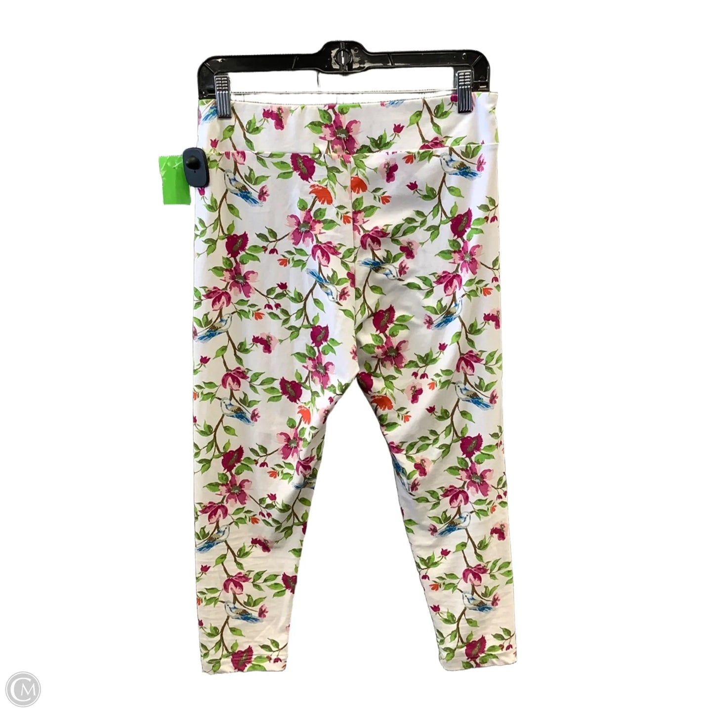 Capris By Time And Tru In Floral Print, Size: 8