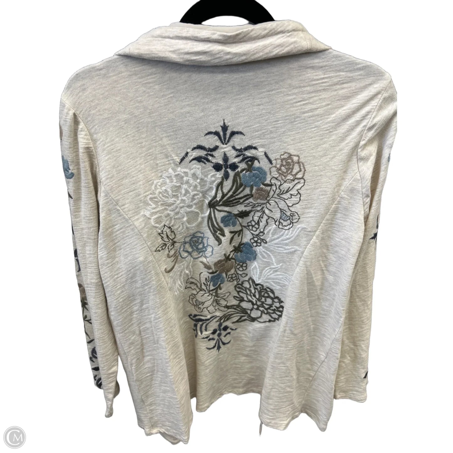 Cardigan By Chicos In Cream, Size: M