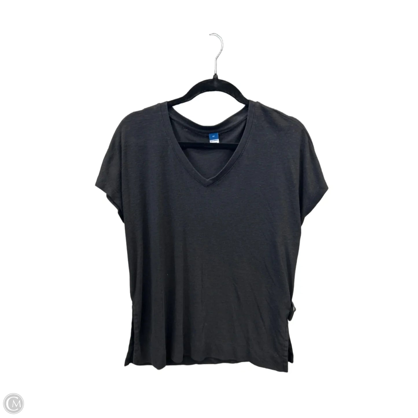 Top Short Sleeve Basic By Old Navy In Black, Size: Xs
