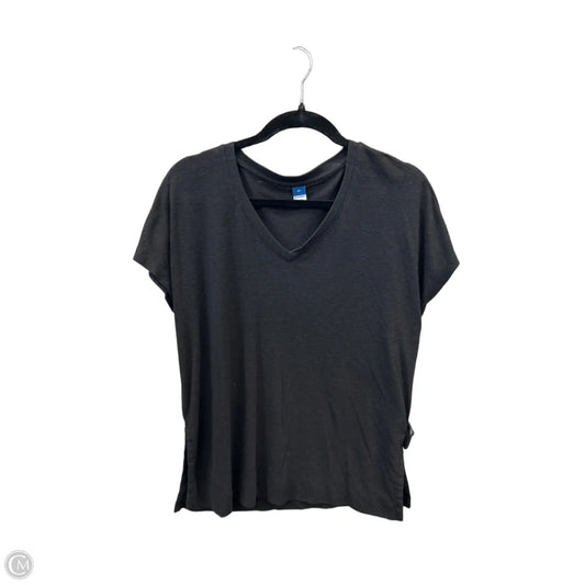 Top Short Sleeve Basic By Old Navy In Black, Size: Xs