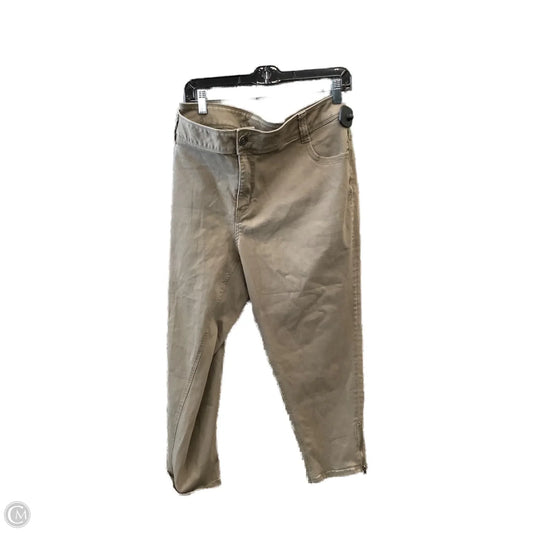 Jeans Straight By Lane Bryant In Green, Size: 22