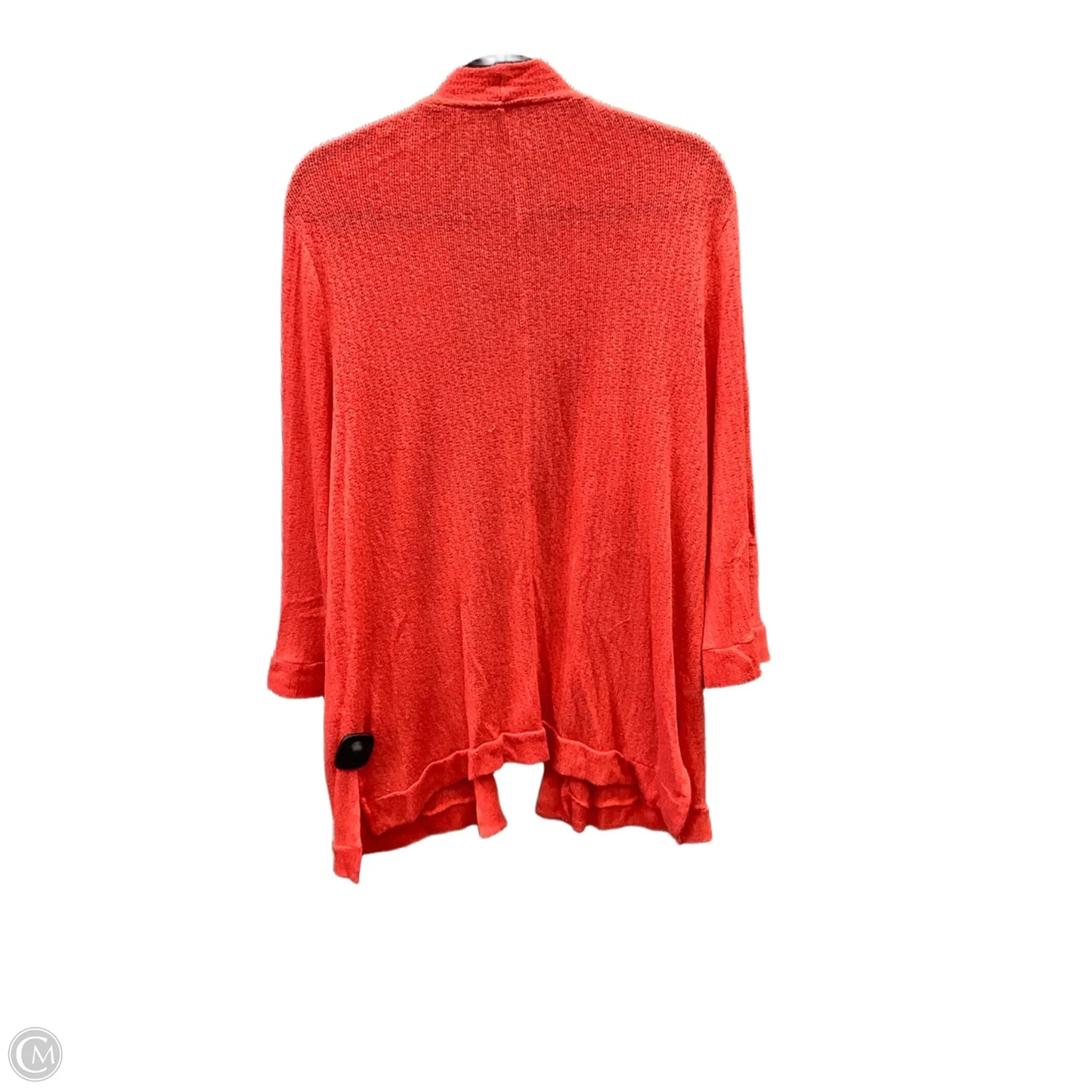 Sweater Cardigan By Massini In Red, Size: L