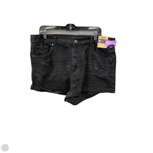 Shorts By Aeropostale In Black, Size: 18