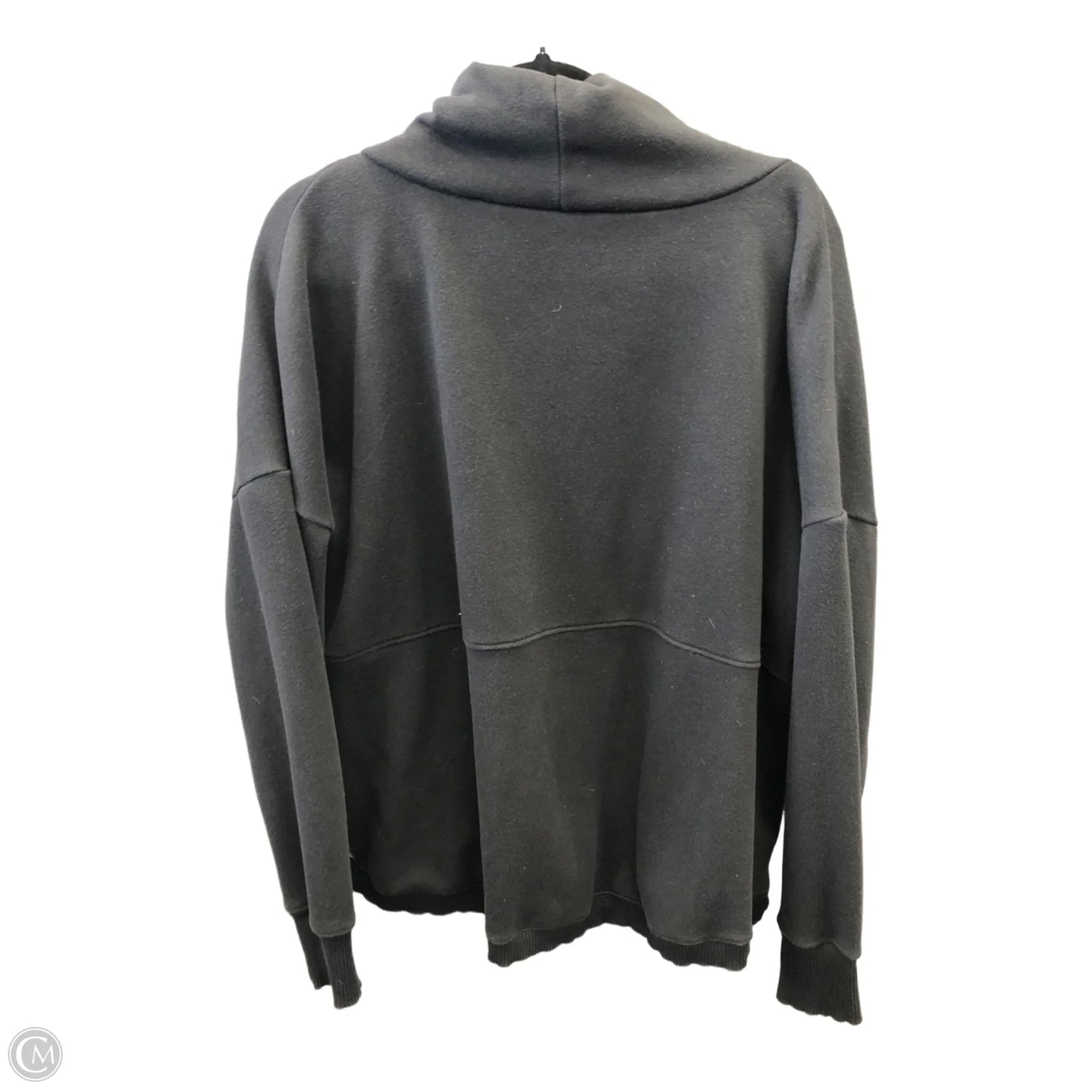 Athletic Sweatshirt Collar By Athletic Works In Black, Size: L